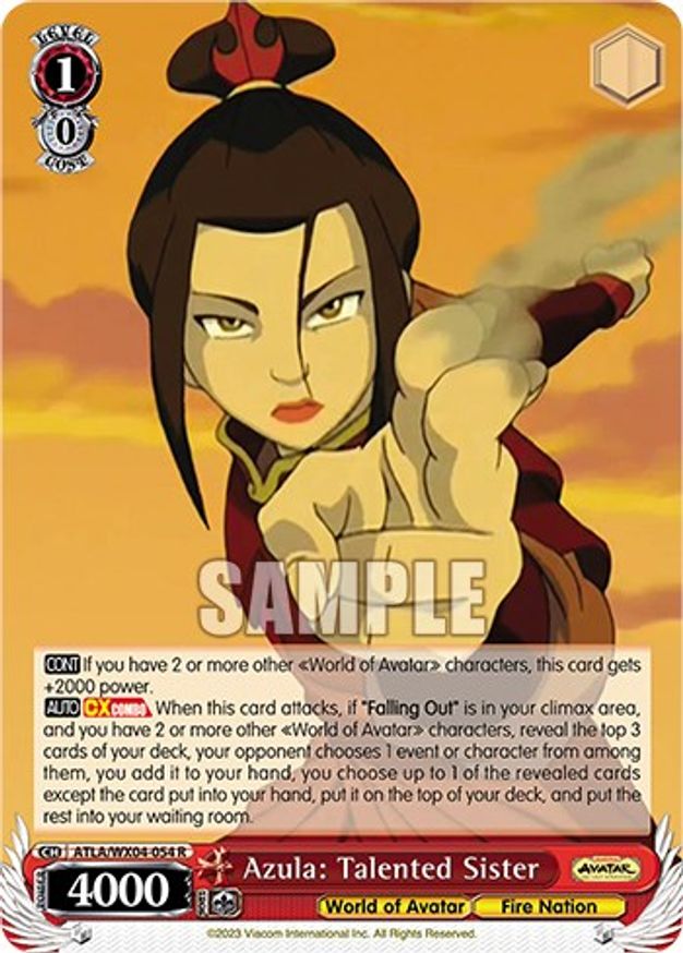 Azula: Talented Sister - ATLA/WX04-054 - R
