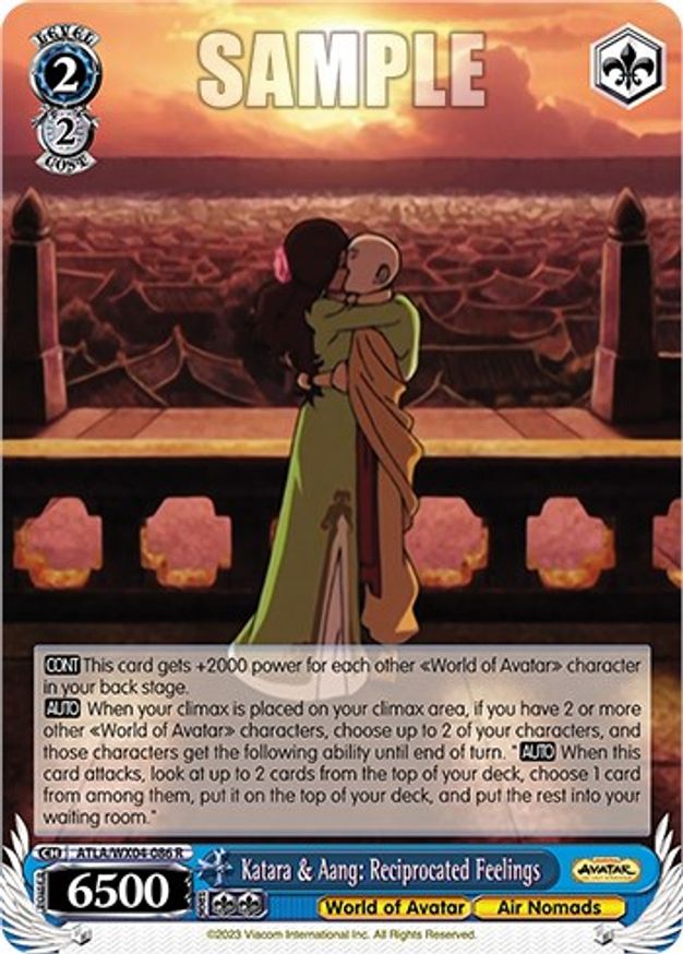Katara & Aang: Reciprocated Feelings - ATLA/WX04-086 - R