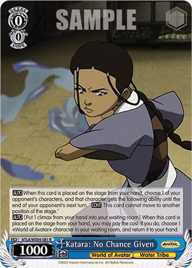 Katara: No Chance Given - ATLA/WX04-081 - R