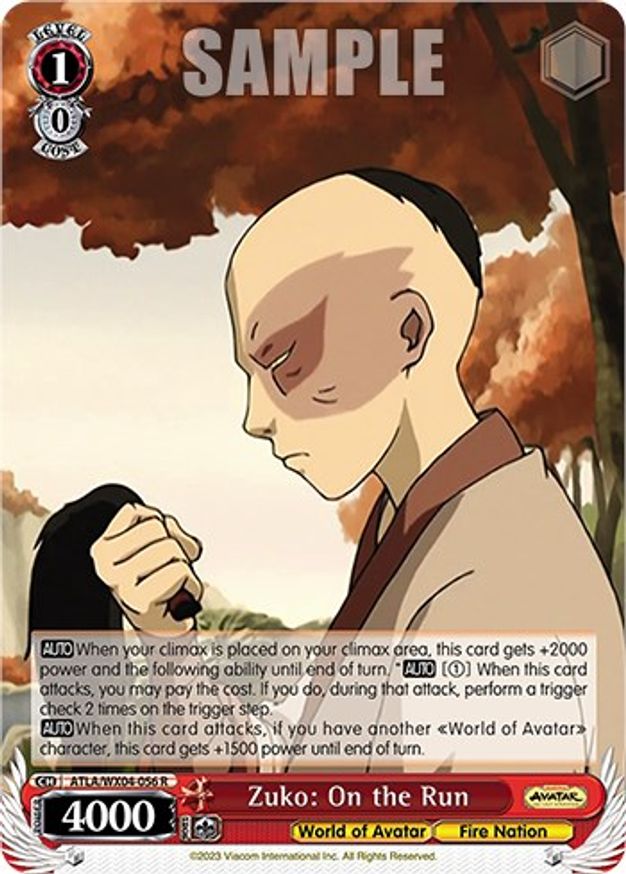 Zuko: On the Run - ATLA/WX04-056 - R