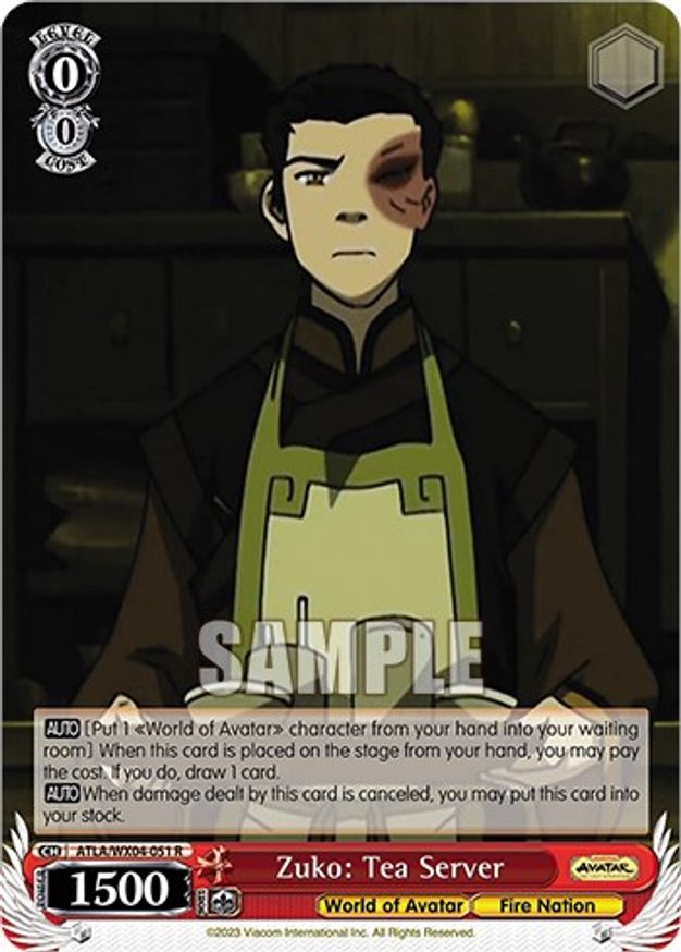 Zuko: Tea Server - ATLA/WX04-051 - R