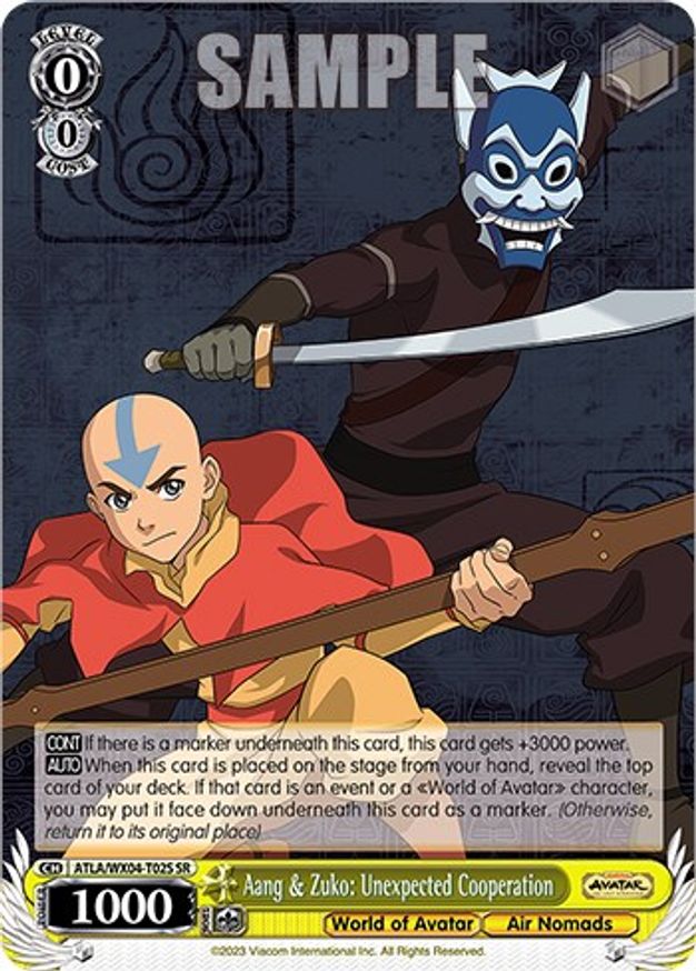 Aang & Zuko: Unexpected Cooperation - ATLA/WX04-T02S - SR