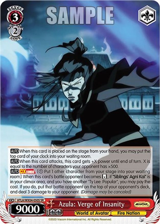 Azula: Verge of Insanity - ATLA/WX04-050S - SR