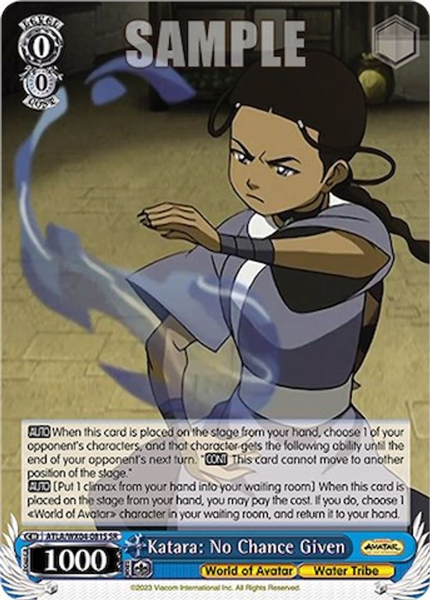Katara: No Chance Given - ATLA/WX04-081S - SR
