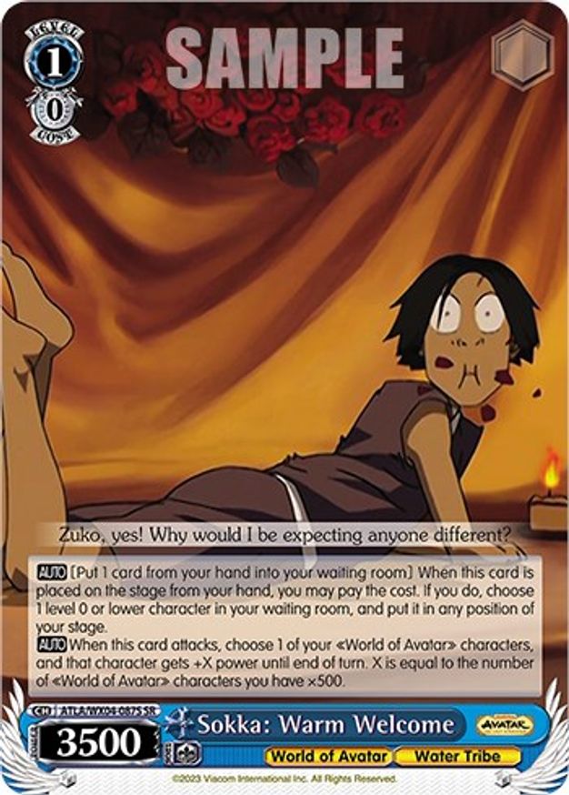 Sokka: Warm Welcome - ATLA/WX04-087S - SR