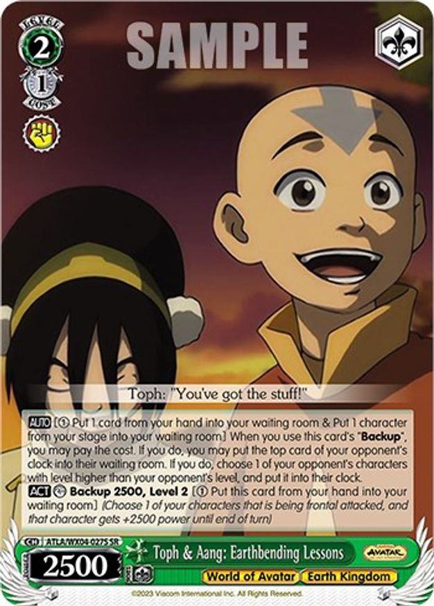 Toph & Aang: Earthbending Lessons - ATLA/WX04-027S - SR