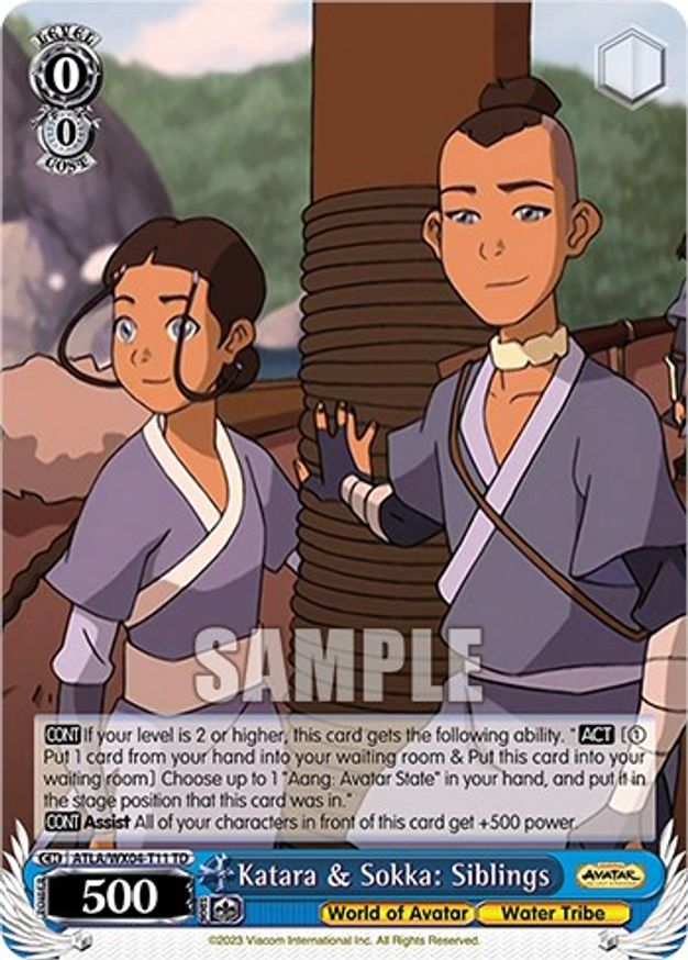 Katara & Sokka: Siblings - ATLA/WX04-T11 - TD