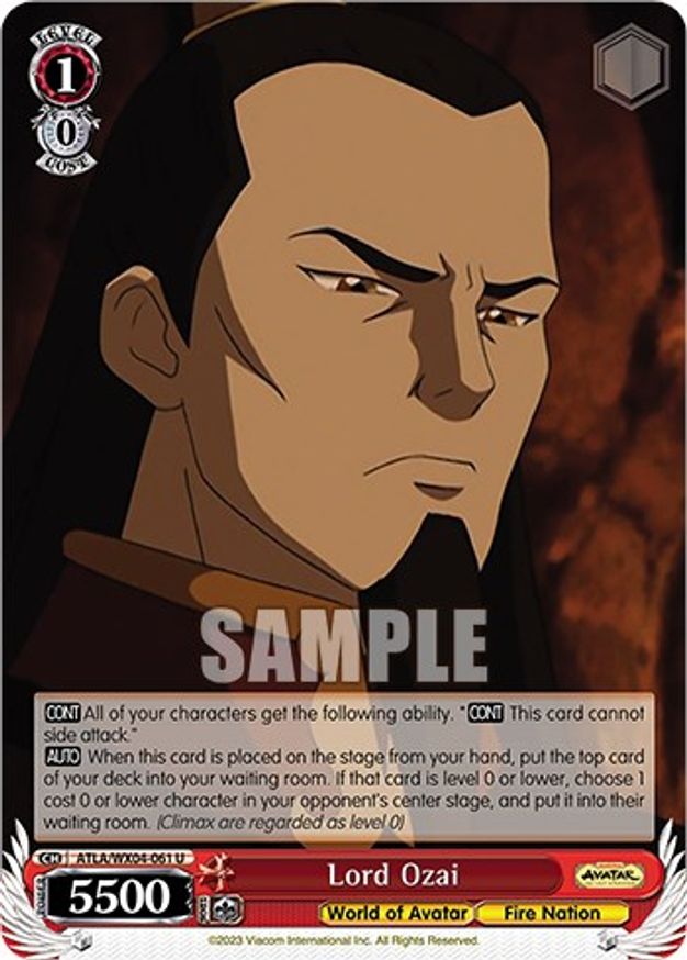 Lord Ozai - ATLA/WX04-061 - U