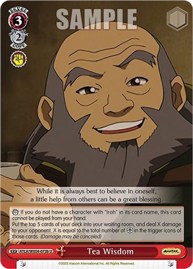 Tea Wisdom (b) - ATLA/WX04-073b - U