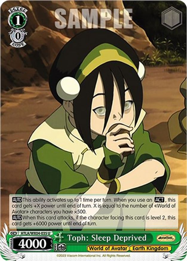 Toph: Sleep Deprived - ATLA/WX04-035 - U