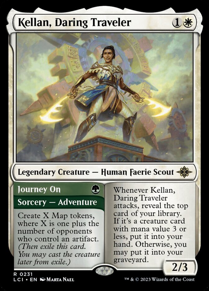 Kellan, Daring Traveler // Journey On - Foil