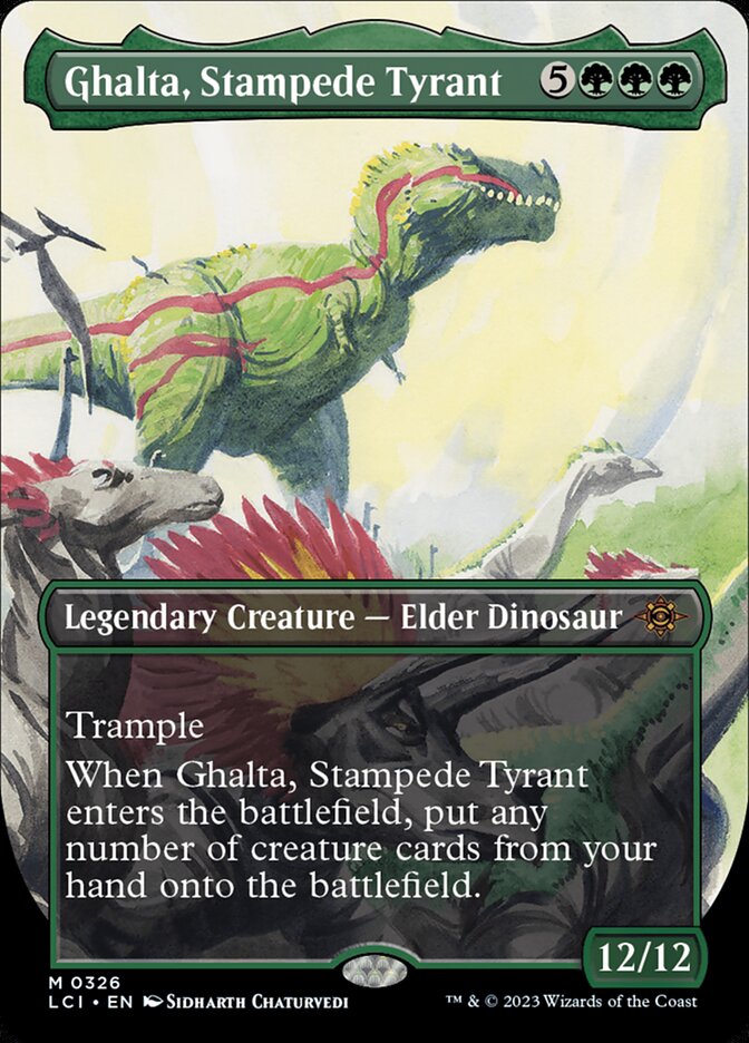 Ghalta, Stampede Tyrant - Foil - Borderless