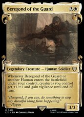 Beregond of the Guard (0411) (Showcase Scrolls) - Silver Foil