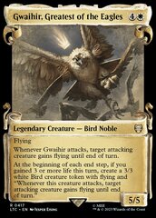 Gwaihir, Greatest of the Eagles (0417) (Showcase Scrolls) - Silver Foil