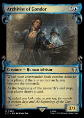 Archivist of Gondor (0420) (Showcase Scrolls) - Silver Foil