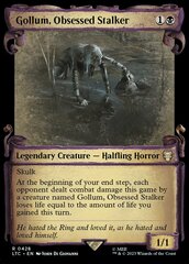 Gollum, Obsessed Stalker (0428) (Showcase Scrolls) - Silver Foil