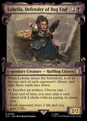 Lobelia, Defender of Bag End - Foil - Showcase Scrolls