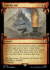 Call for Aid (0432) (Showcase Scrolls) - Silver Foil