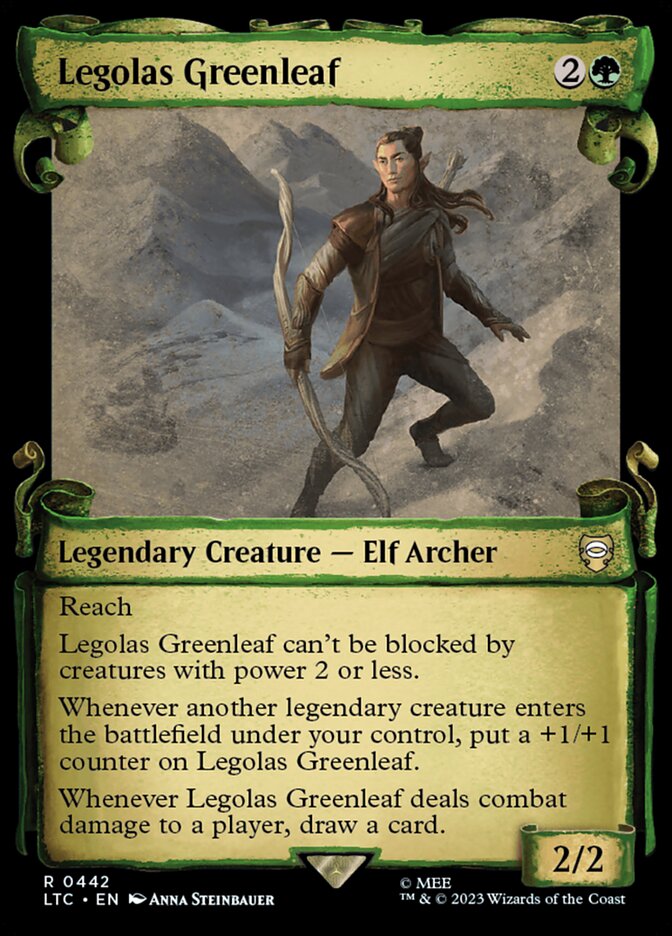 Legolas Greenleaf - Foil - Showcase Scrolls