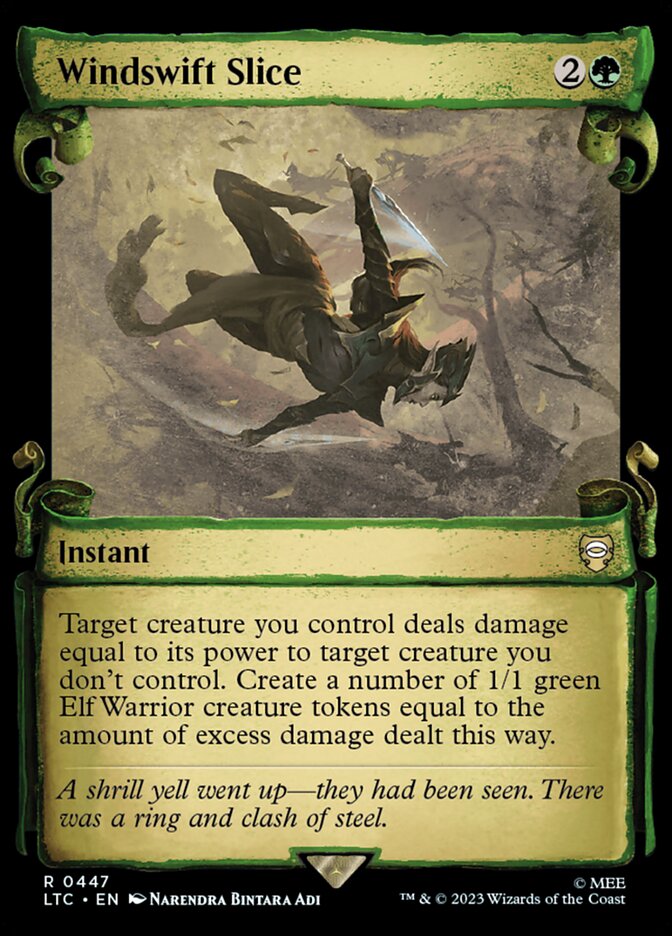 Windswift Slice - Foil - Showcase Scrolls