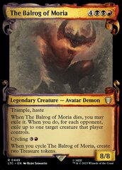 The Balrog of Moria (0449) (Showcase Scrolls) - Silver Foil