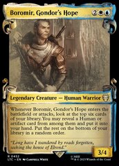 Boromir, Gondor's Hope (0452) (Showcase Scrolls) - Silver Foil