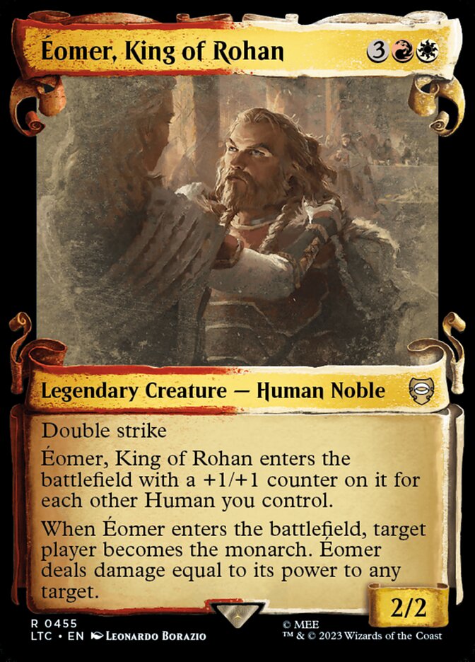 Eomer, King of Rohan - Foil - Showcase Scrolls
