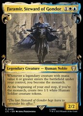 Faramir, Steward of Gondor (0458) (Showcase Scrolls) - Silver Foil