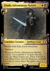 Frodo, Adventurous Hobbit - Foil - Showcase Scrolls