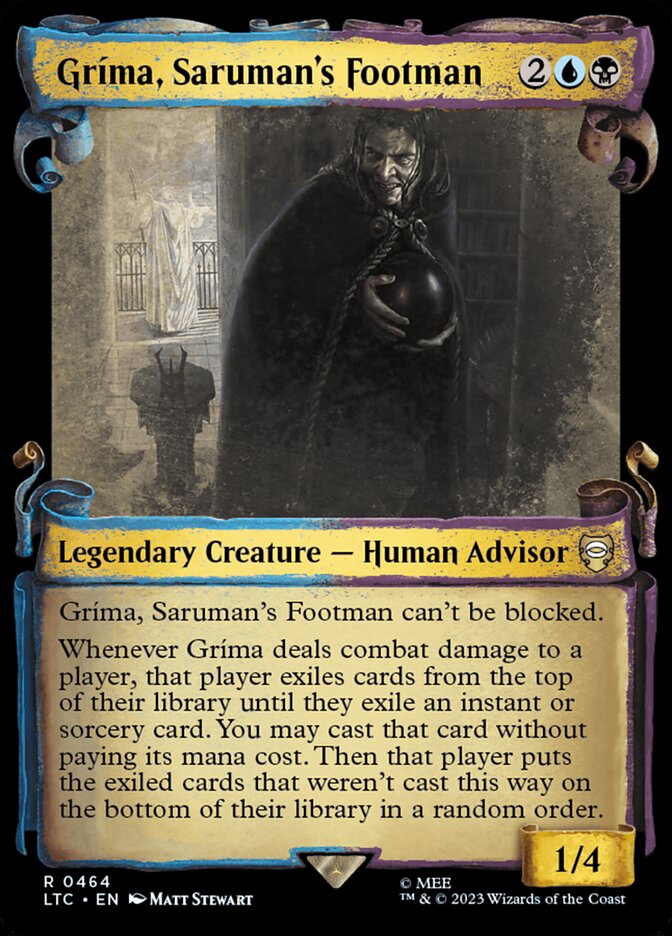 Grima, Sarumans Footman - Foil - Showcase Scrolls