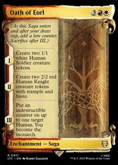 Oath of Eorl (0471) (Showcase Scrolls) - Silver Foil