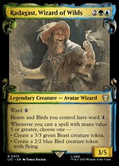 Radagast, Wizard of Wilds (0473) (Showcase Scrolls) - Silver Foil