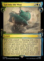 Sail into the West (0475) (Showcase Scrolls) - Silver Foil