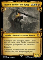 Sauron, Lord of the Rings - Foil - Showcase Scrolls