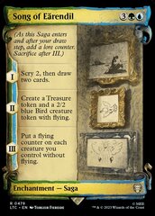 Song of Earendil (0479) (Showcase Scrolls) - Silver Foil