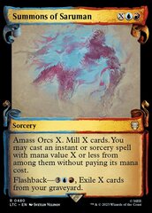 Summons of Saruman (0480) (Showcase Scrolls) - Silver Foil