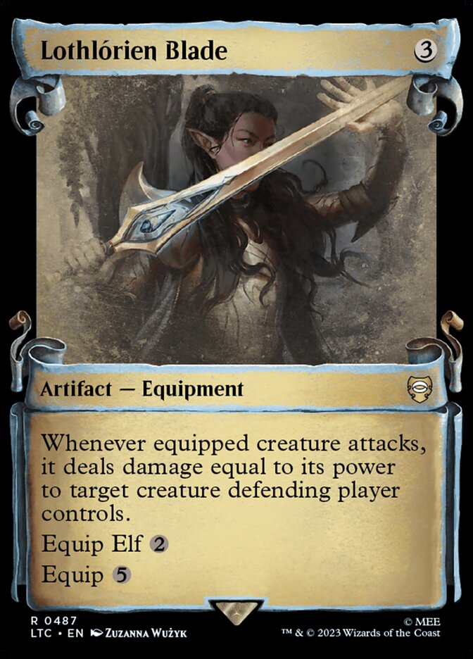 LothLorien Blade - Foil - Showcase Scrolls