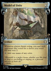 Model of Unity (0488) (Showcase Scrolls) - Silver Foil