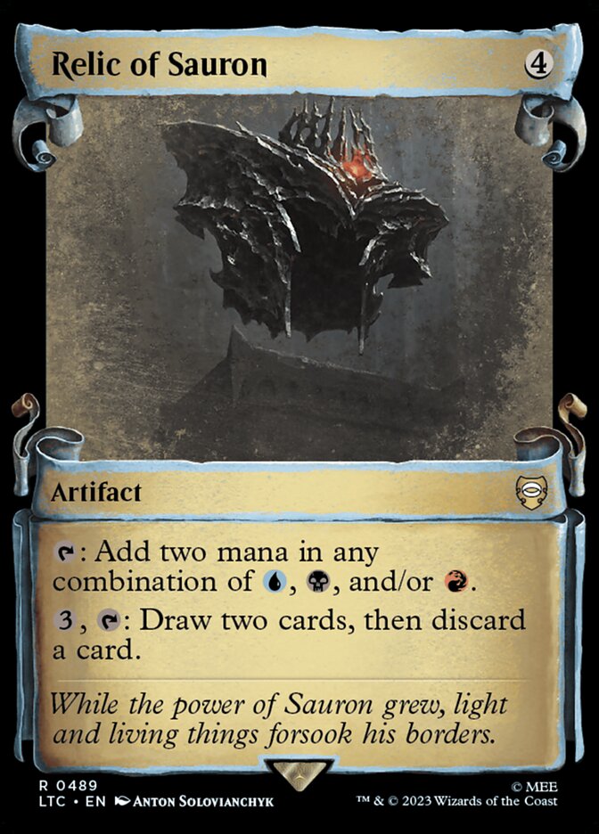 Relic of Sauron - Foil - Showcase Scrolls