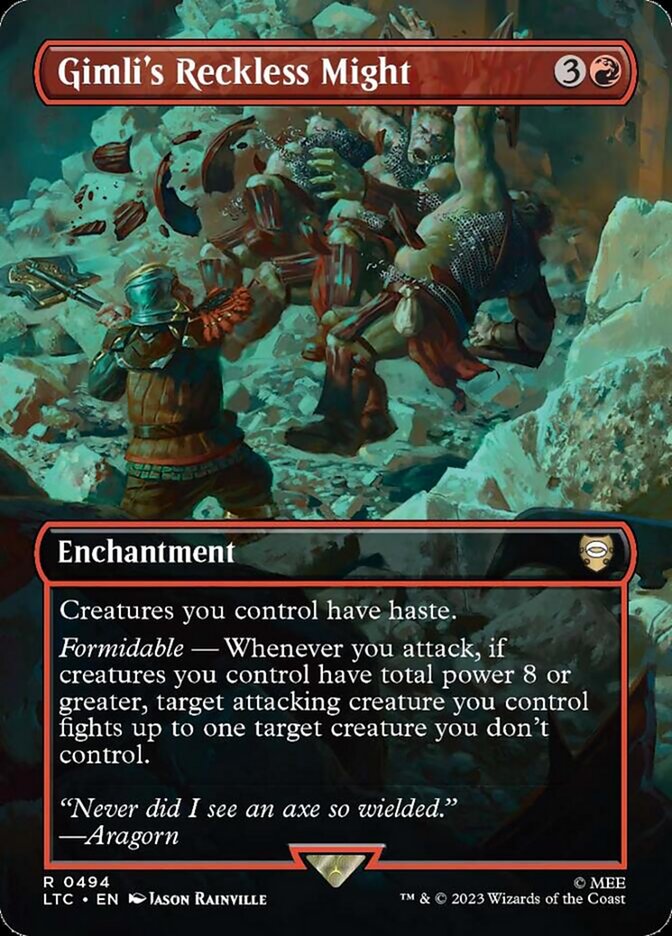 Gimlis Reckless Might - Borderless