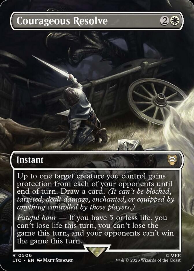 Courageous Resolve - Foil - Borderless