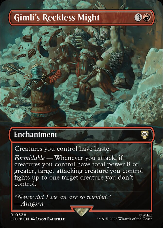 Gimlis Reckless Might - Surge Foil - Borderless