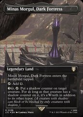 Minas Morgul, Dark Fortress (0558) (Borderless) - Surge Foil