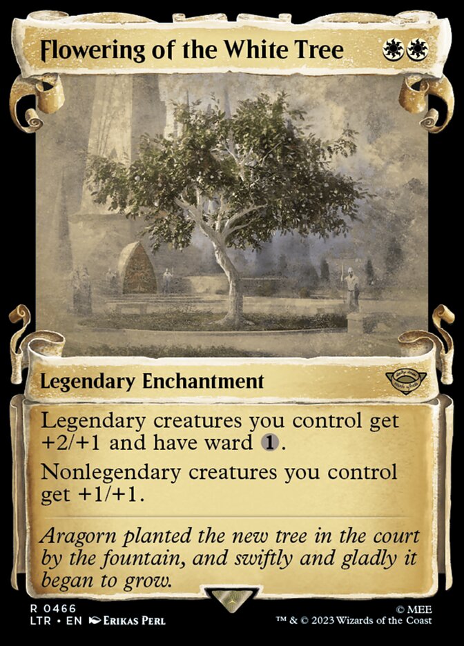 Flowering of the White Tree - Showcase (Scrolls) (466)