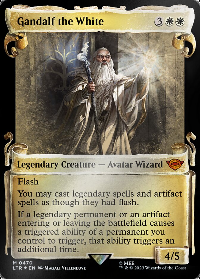 Gandalf the White - Showcase Scrolls