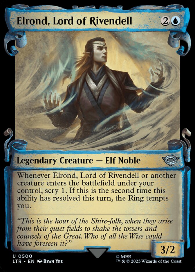 Elrond, Lord of Rivendell - Showcase Scrolls