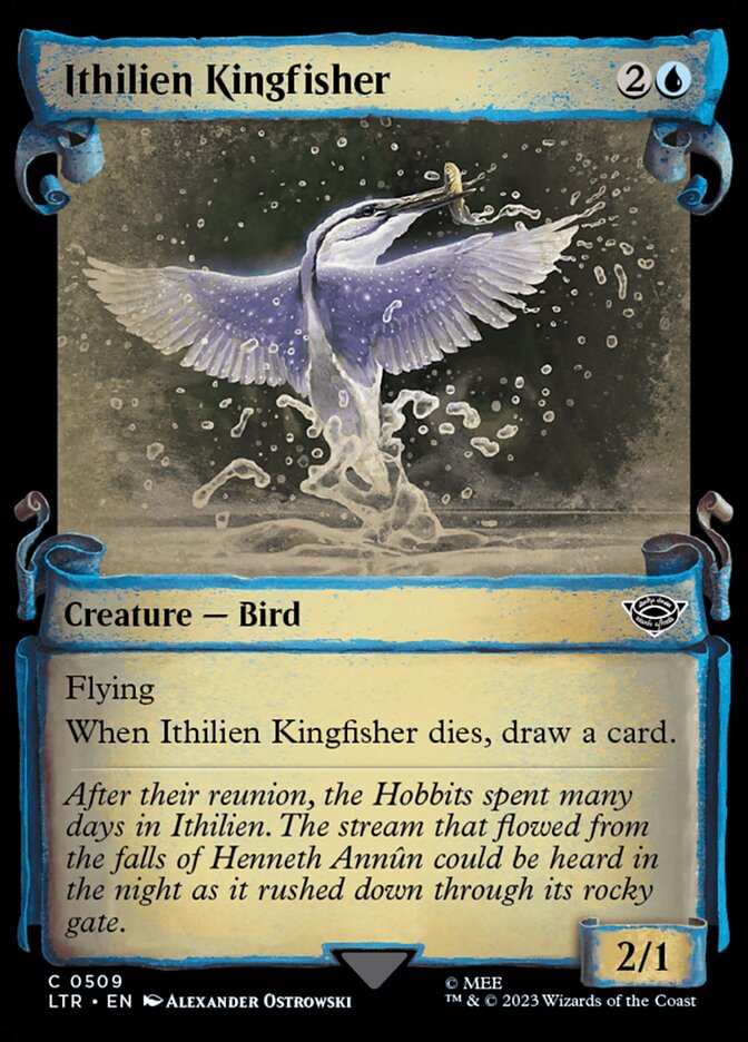 Ithilien Kingfisher - Showcase Scrolls