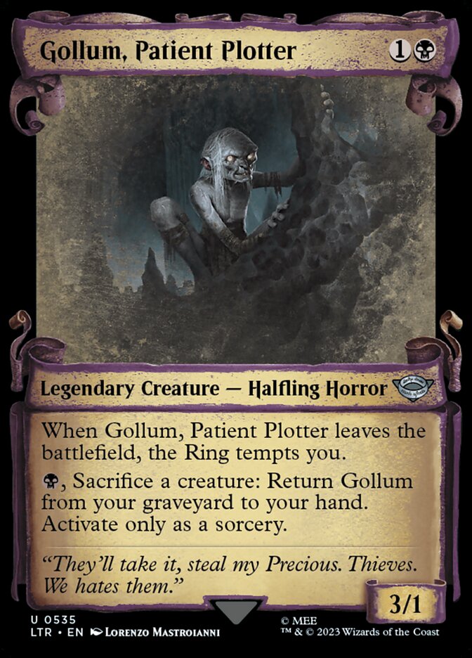 Gollum, Patient Plotter - Showcase Scrolls