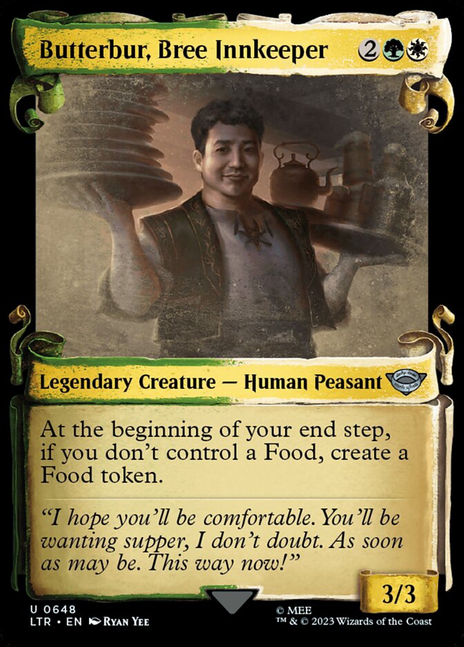 Butterbur, Bree Innkeeper - Showcase Scrolls