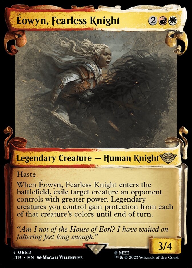 Eowyn, Fearless Knight - Showcase Scrolls